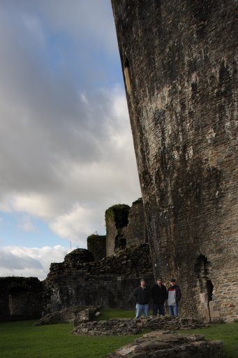 Group at Caerphilly Castle